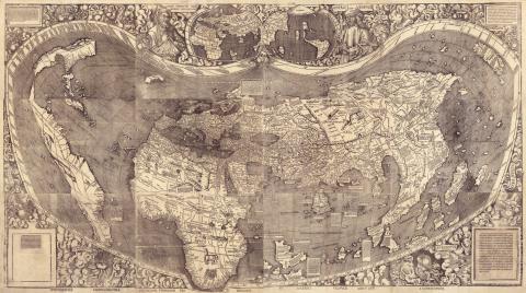 Image for Waldseemüller’s map, 1507 